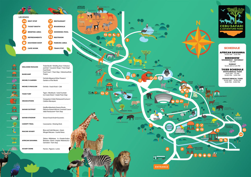 cebu safari adventure park map » Shellwanders